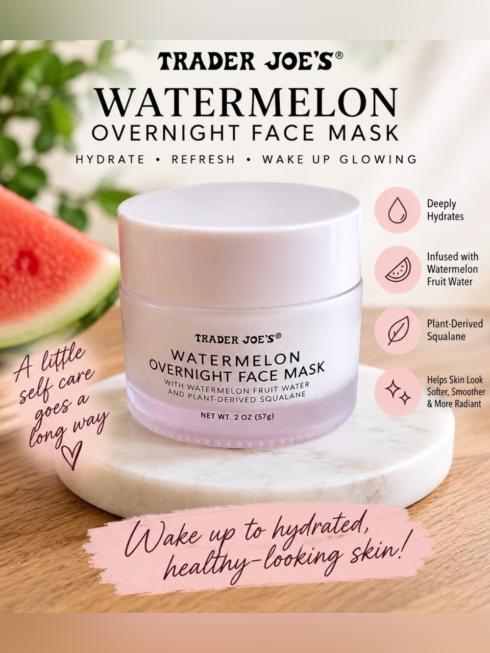 Trader Joe’s Watermelon Overnight Face Mask